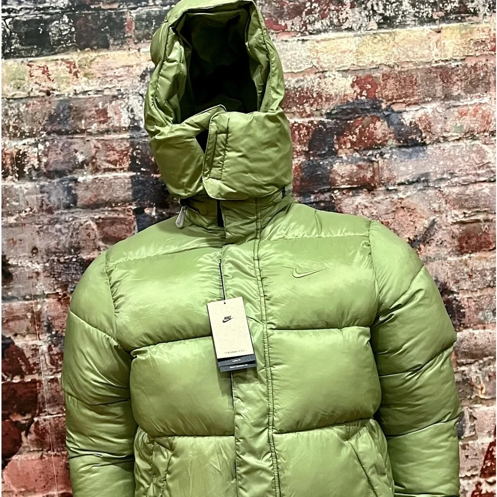 NEW NIKE PUFFER THERMA-FIT JACKET WITH HOODIE - Picture 4 of 8